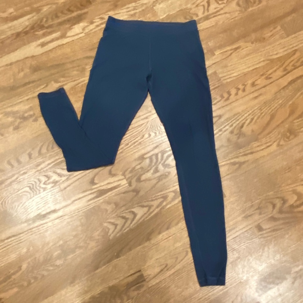 Roots blue leggings, worn once size S